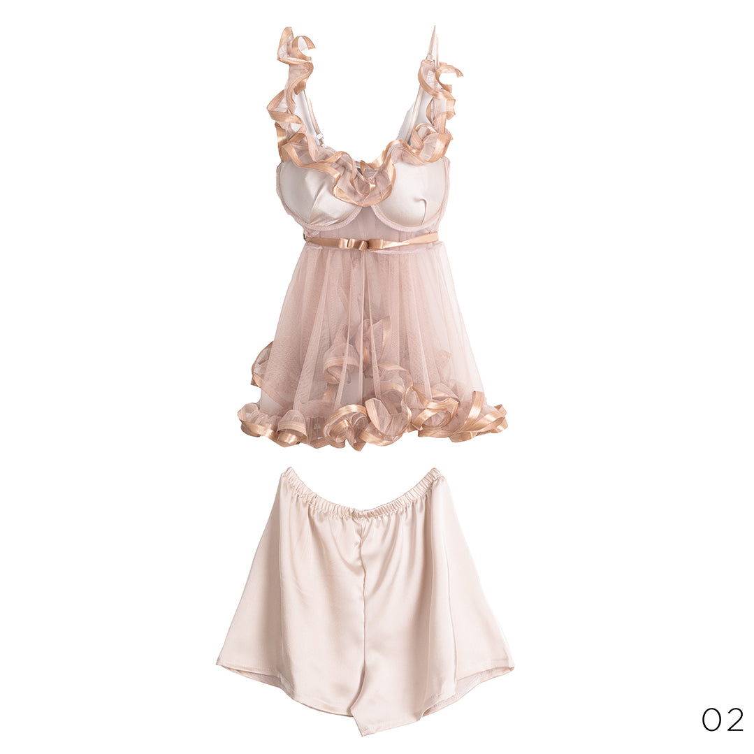 Satin & Chiffon Lingerie