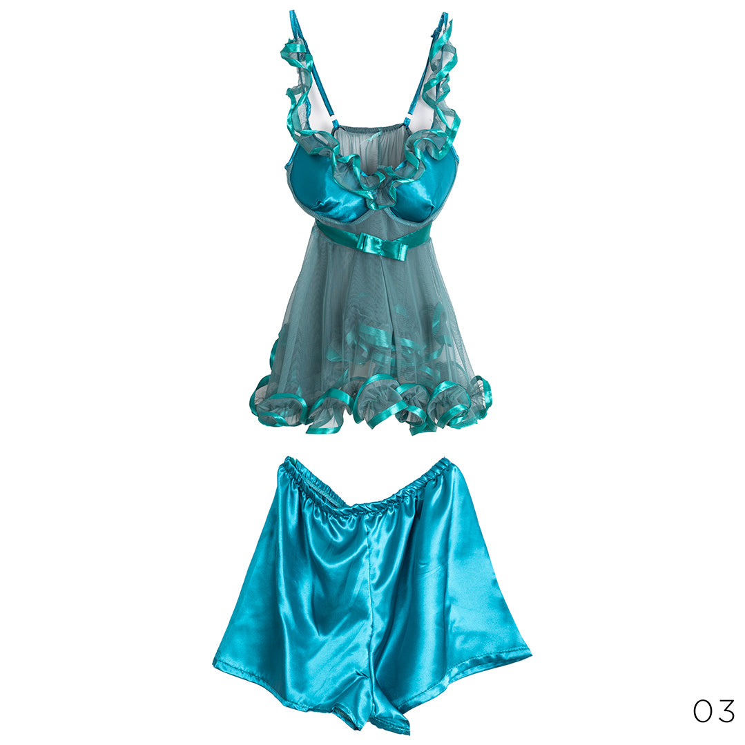 Satin & Chiffon Lingerie