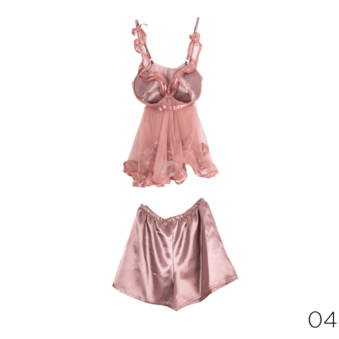 Satin & Chiffon Lingerie