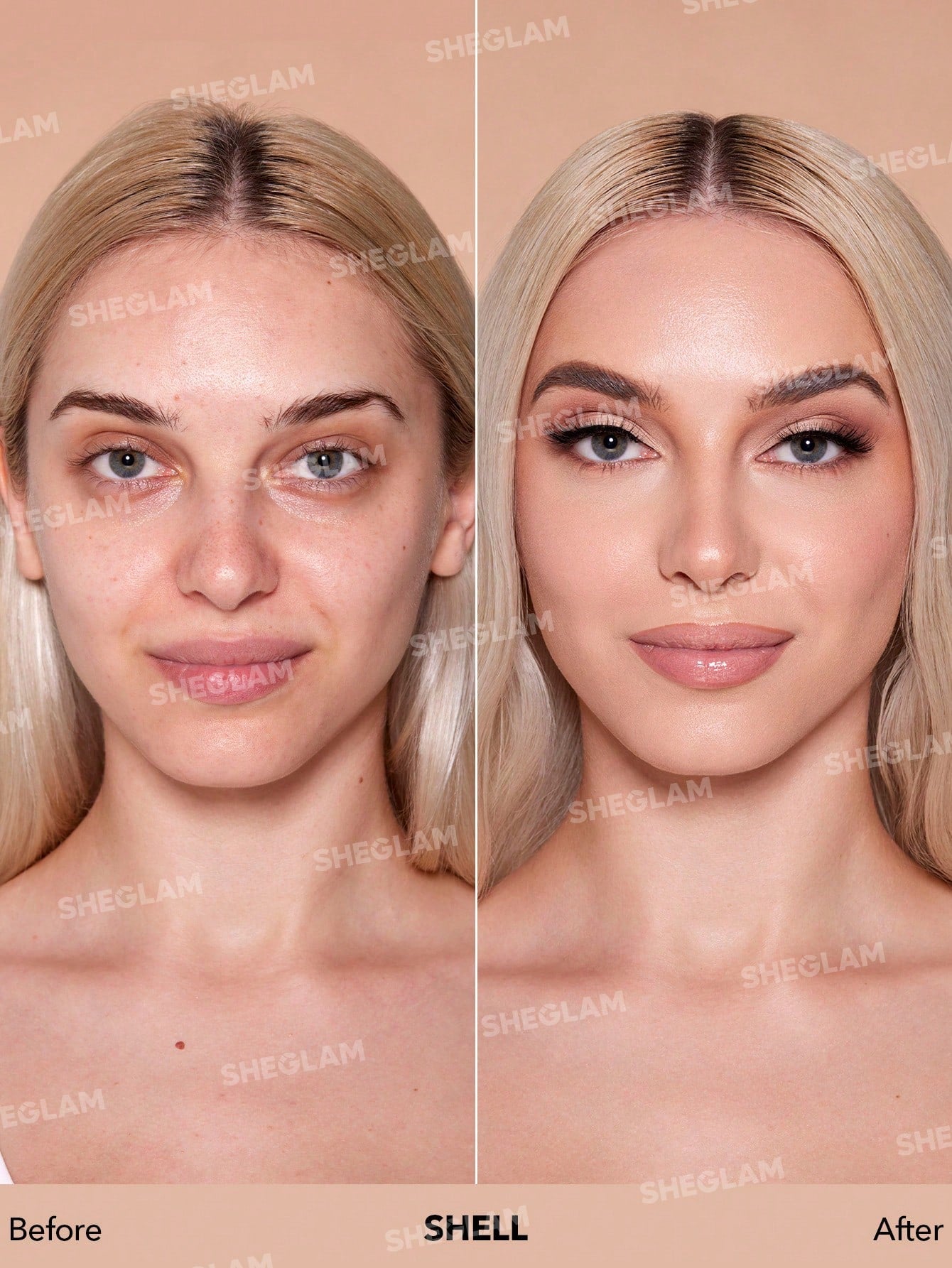 فاونديشن أصلي Sheglam skinfinite hydrating foundation-Shell