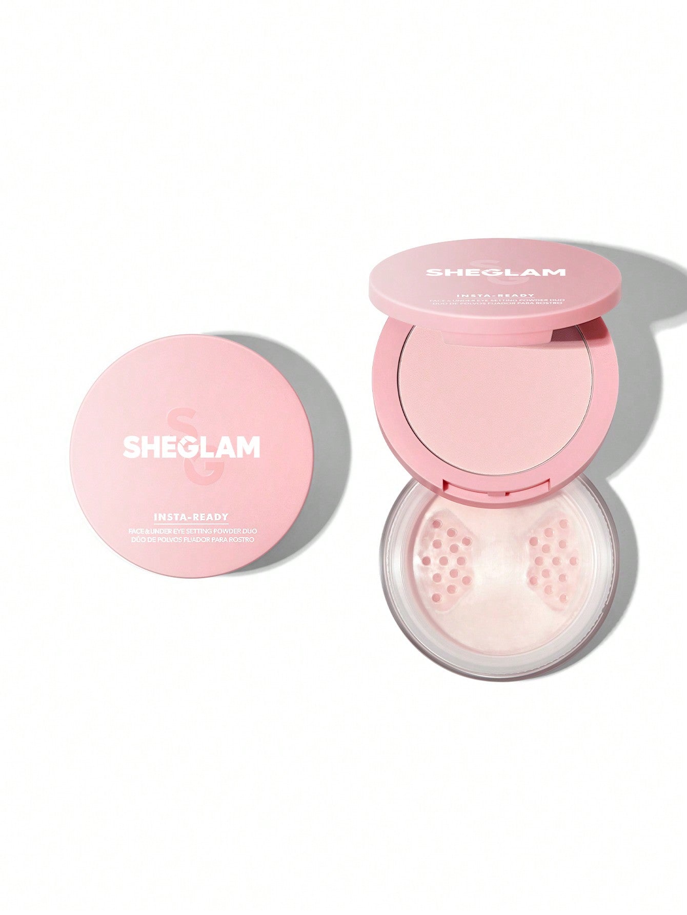 Insta-Ready Face & Under Eye Setting Powder Duo By SHEGLAM بودرة أصلية