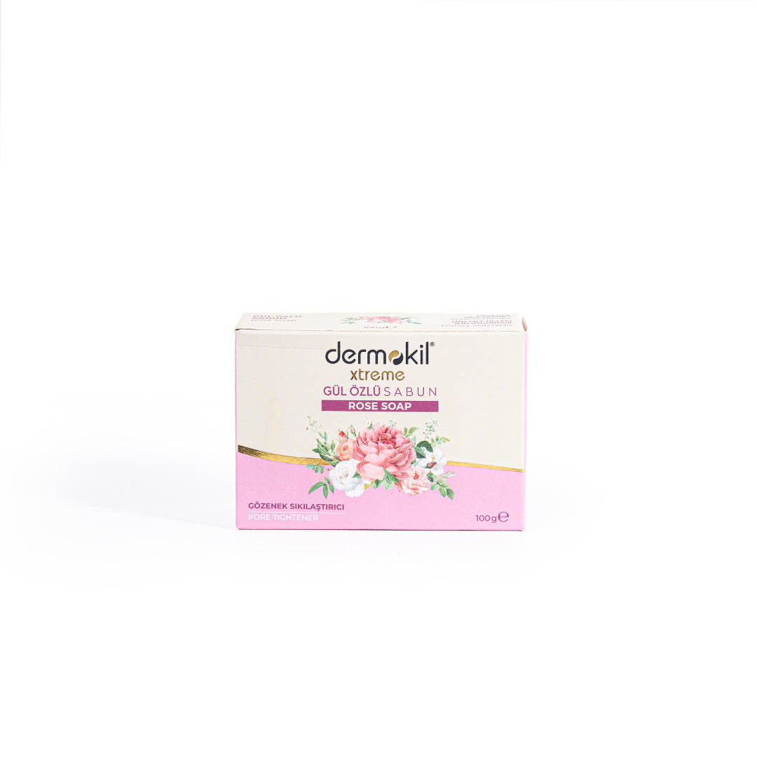 Rose Water Solid Care Soap 100g By DERMOKIL