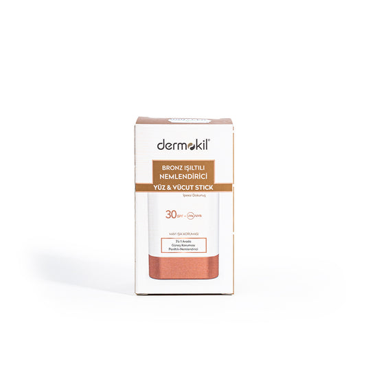Bronze Shimmer Face And Body Stick 20g By DERMOKIL