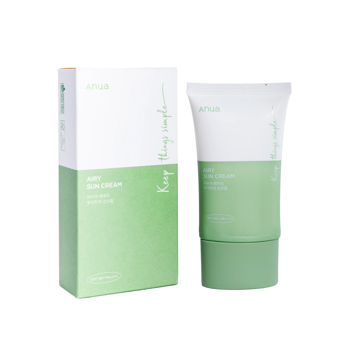 Airy Sun Cream sunscreen By ANUA