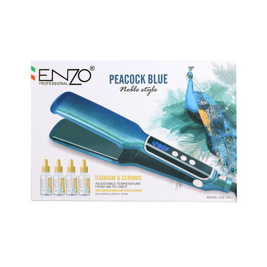 Titanium & Ceramic Adjustable Temperature Hair Straightener By Enzo EN-3983