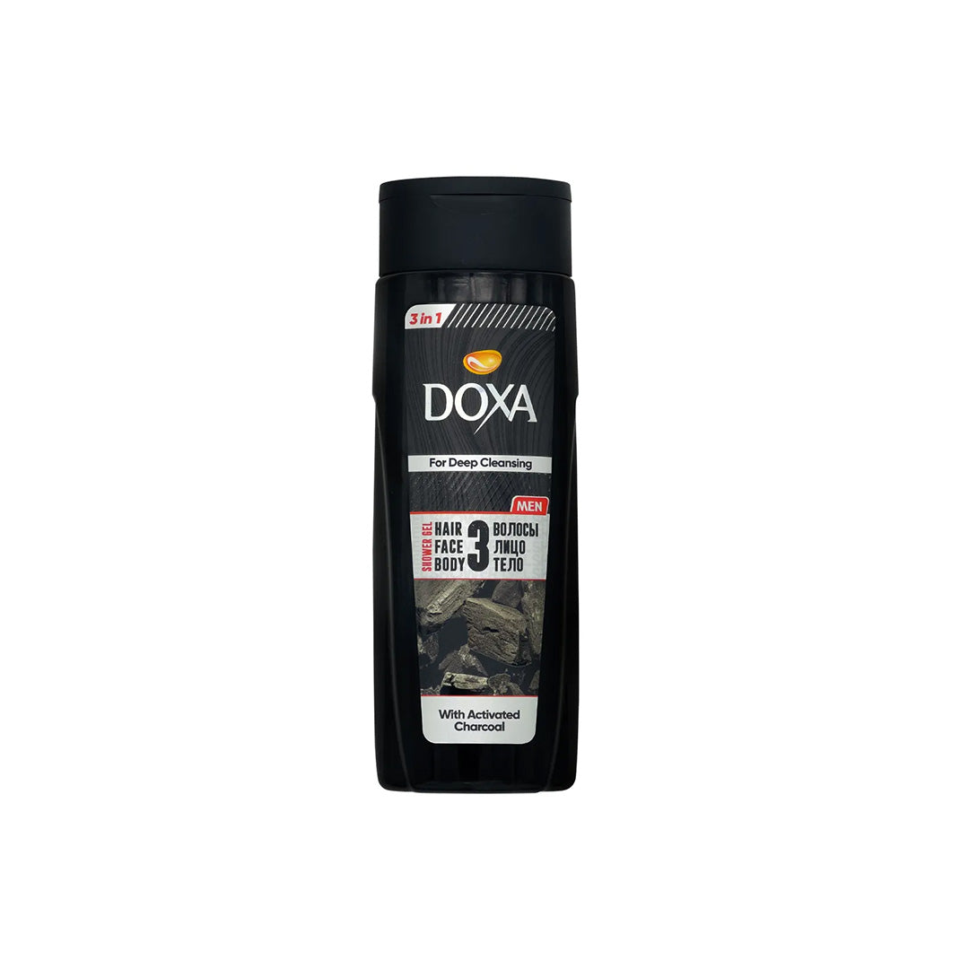 Doxa For Men Series 400 Ml Shower Gel 3 in 1 With Activated Charcoal
