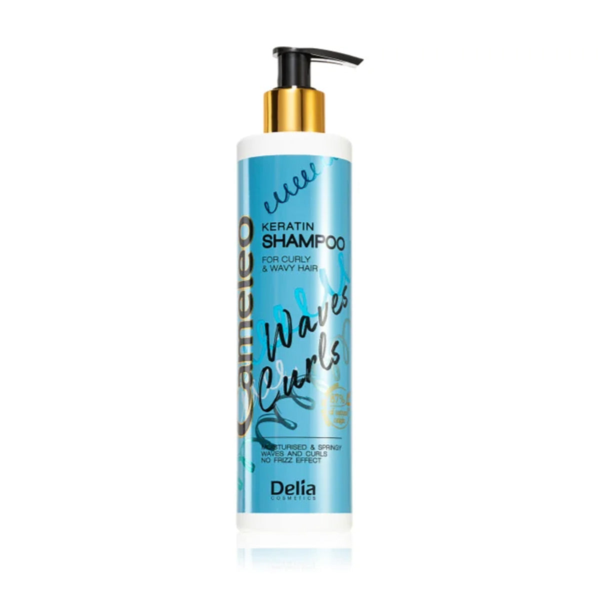 Original Keratin Waves & Curls Shampoo By Delia