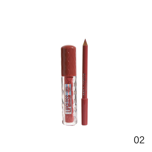 Matte Lip Gloss & Lip Liner (1-PCS) By Koko Lake