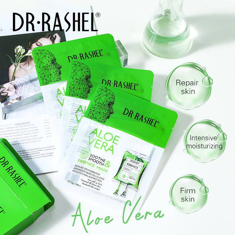 قناع الوجه خلاصة الالوفيرا لتهدئة البشرة من Dr Rashel