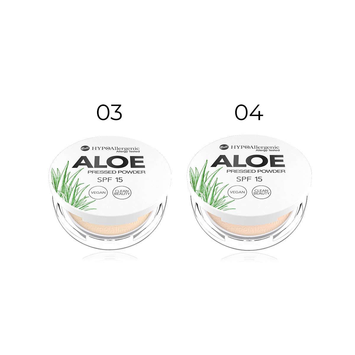 Original Aloe Pressed Powder By Bell HYPOAllergenic