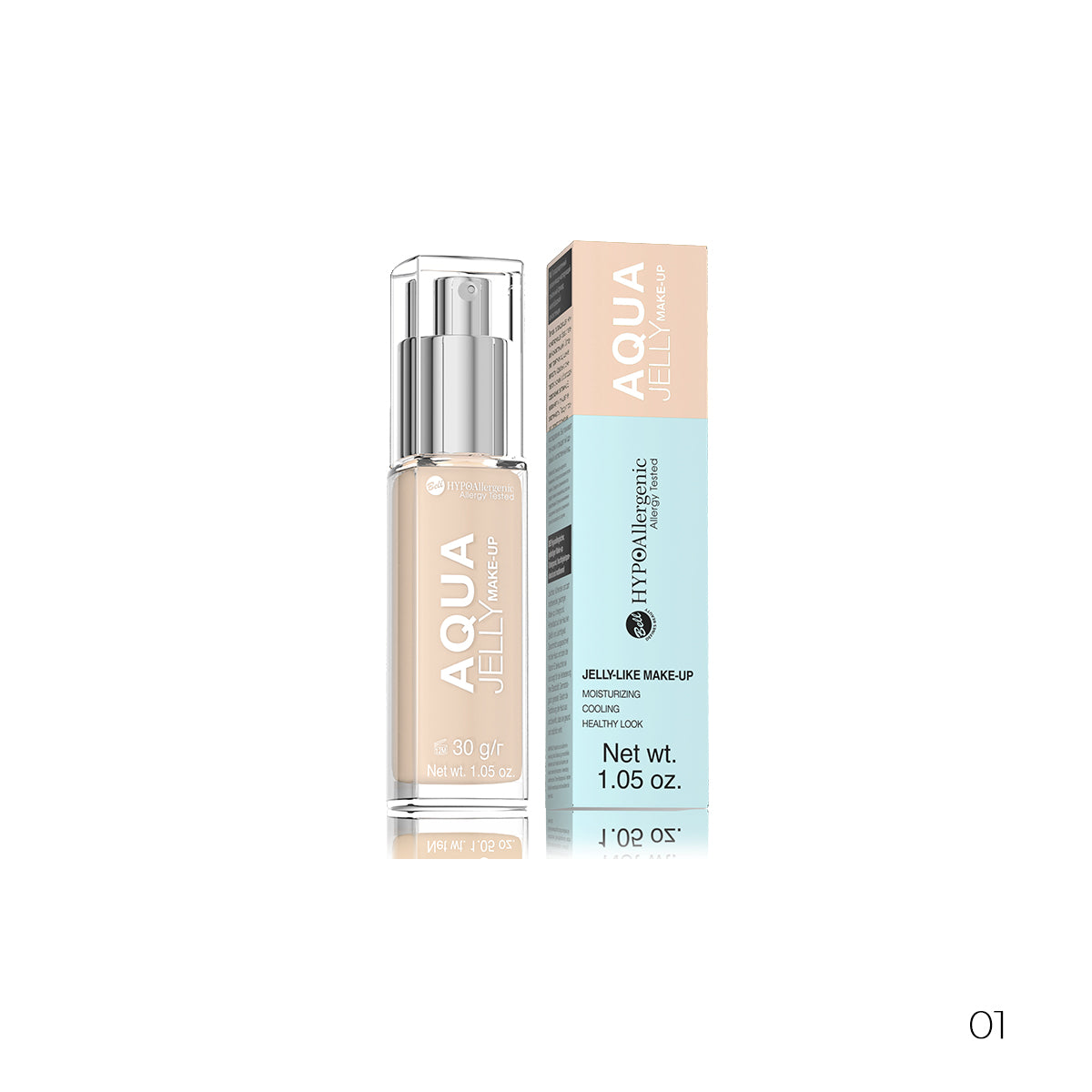 Original Aqua Jelly Make-up Foundation By Bell Hypoallergenic