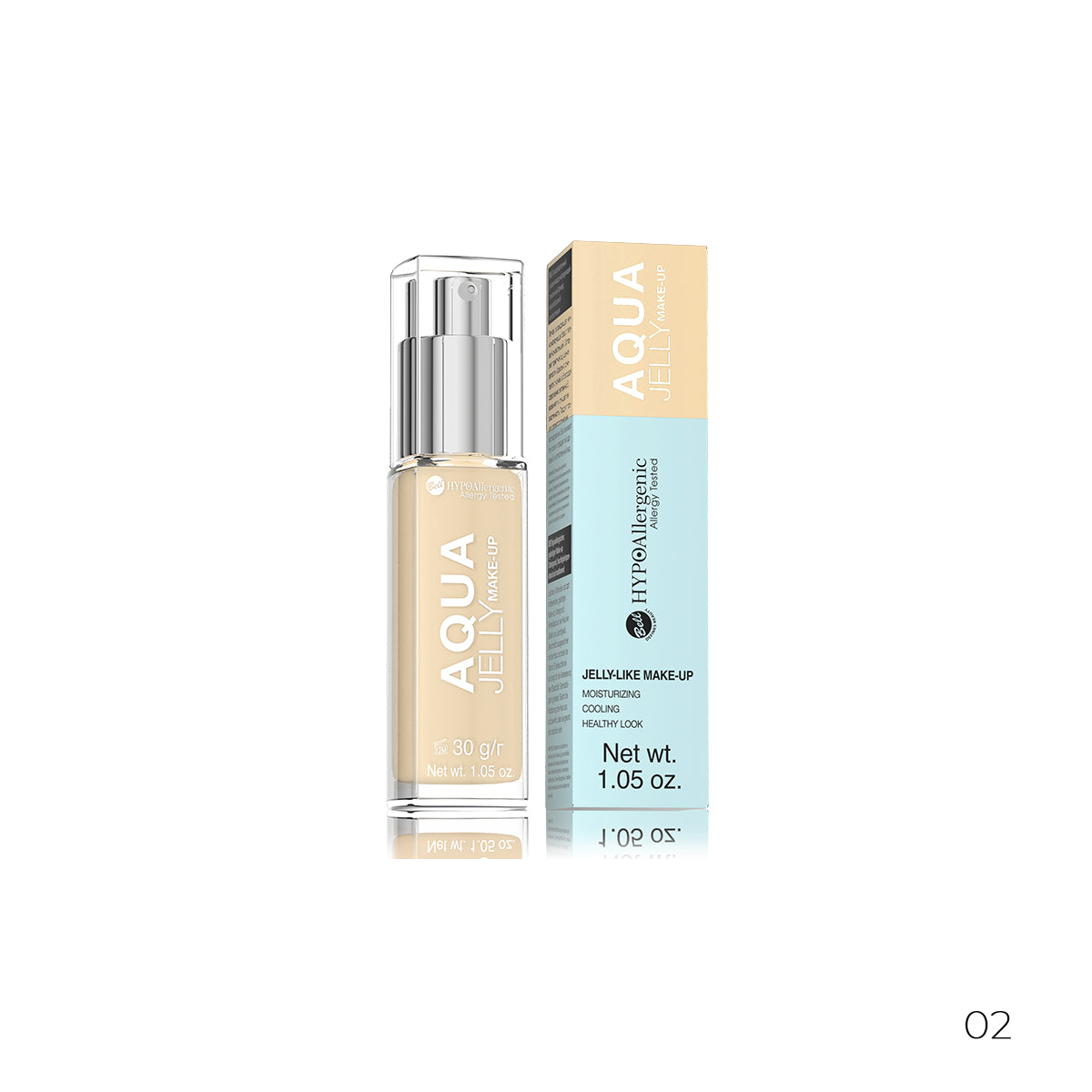Original Aqua Jelly Make-up Foundation By Bell Hypoallergenic