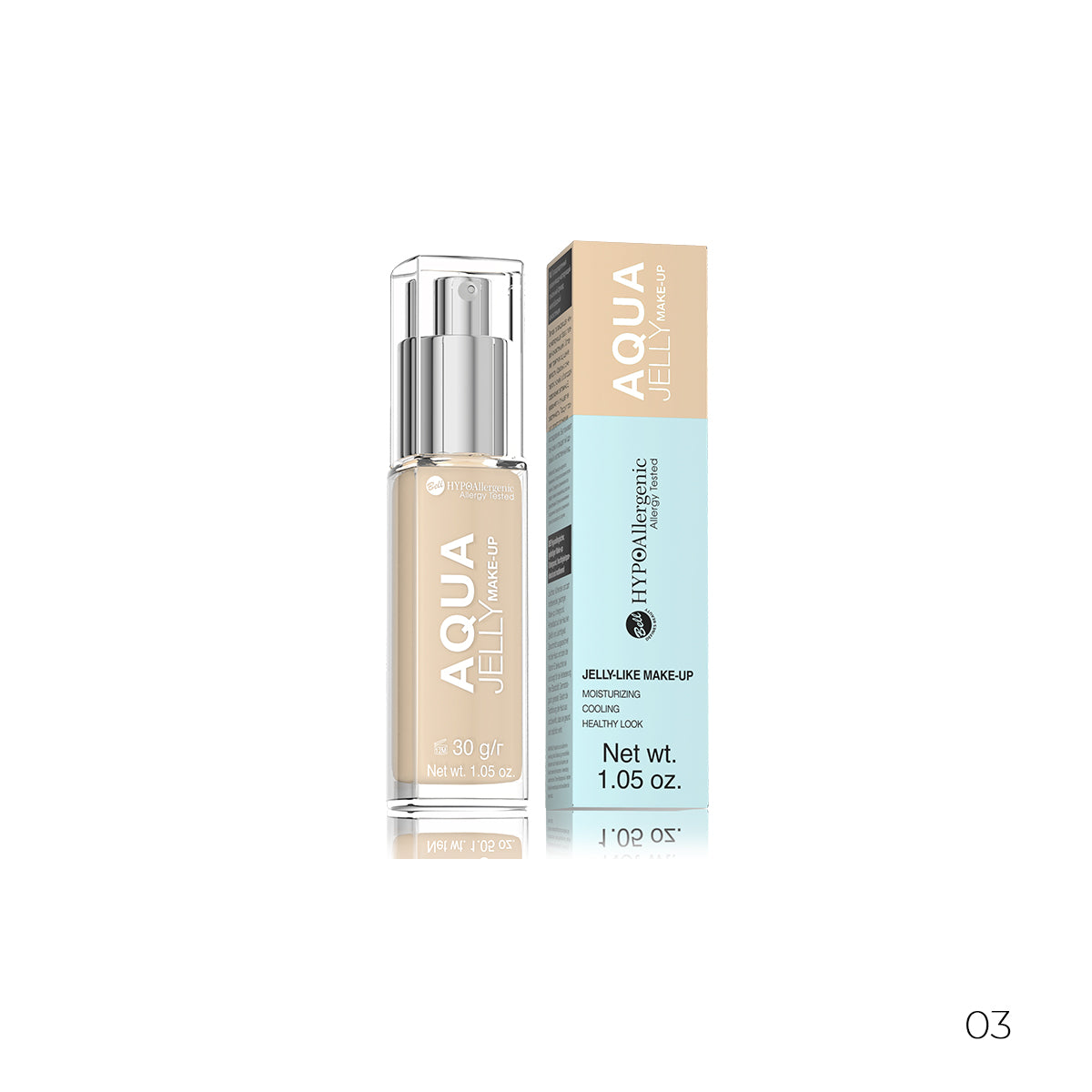 Original Aqua Jelly Make-up Foundation By Bell Hypoallergenic