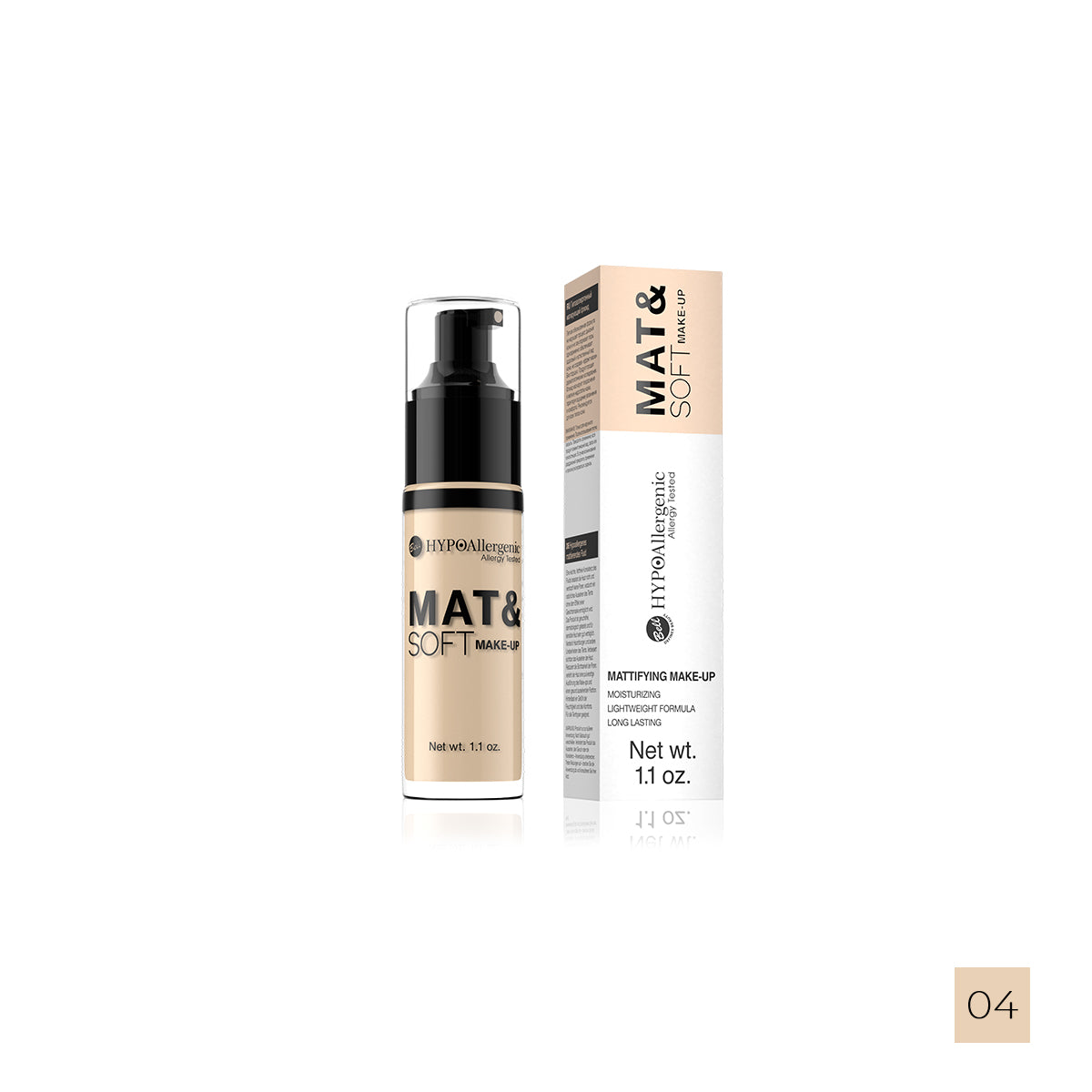 Original Mat & Soft Make-up Foundation By Bell Hypoallergenic