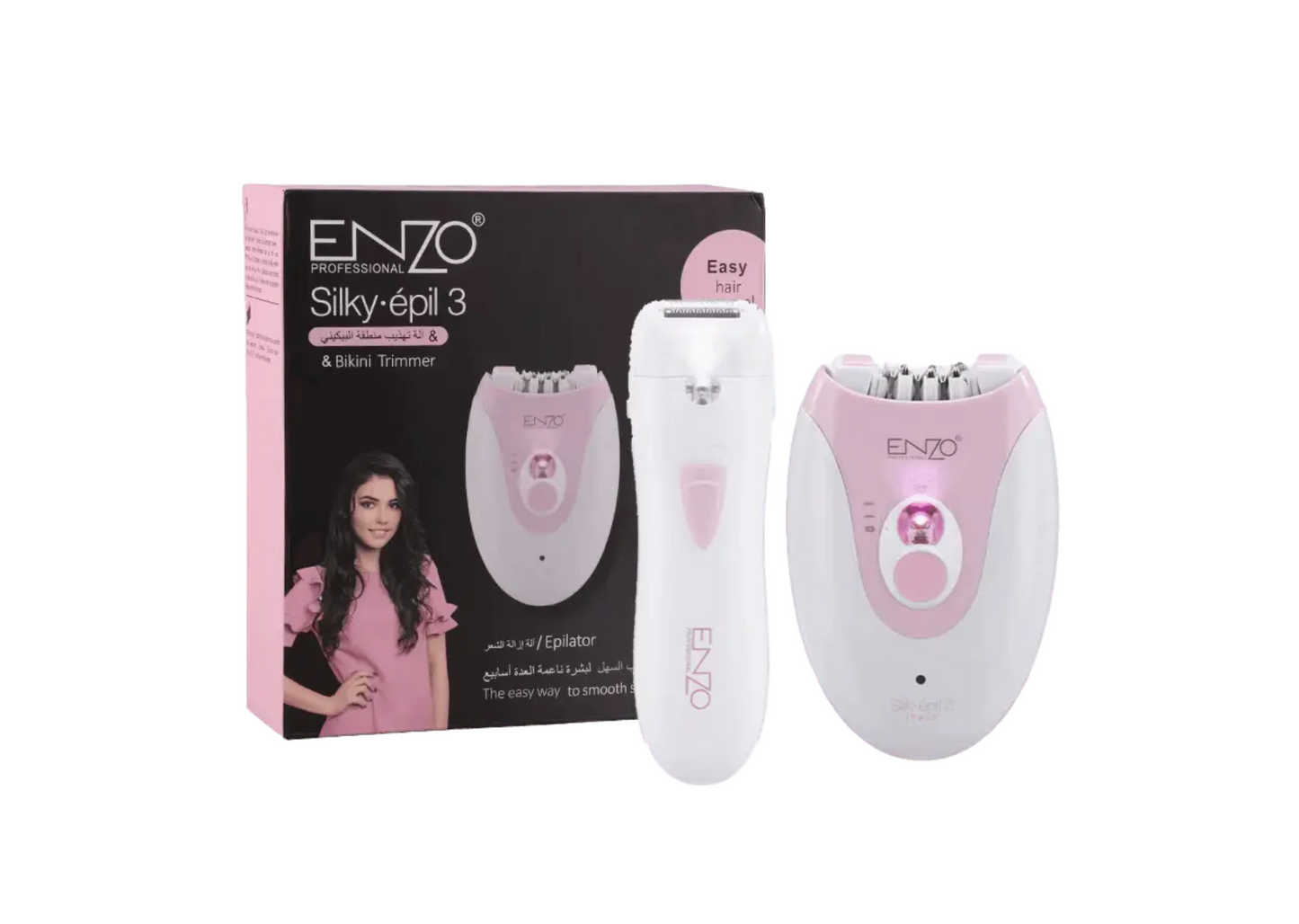 Silky Epilator 3 & Bikini Trimmer Set En-0107 By ENZO