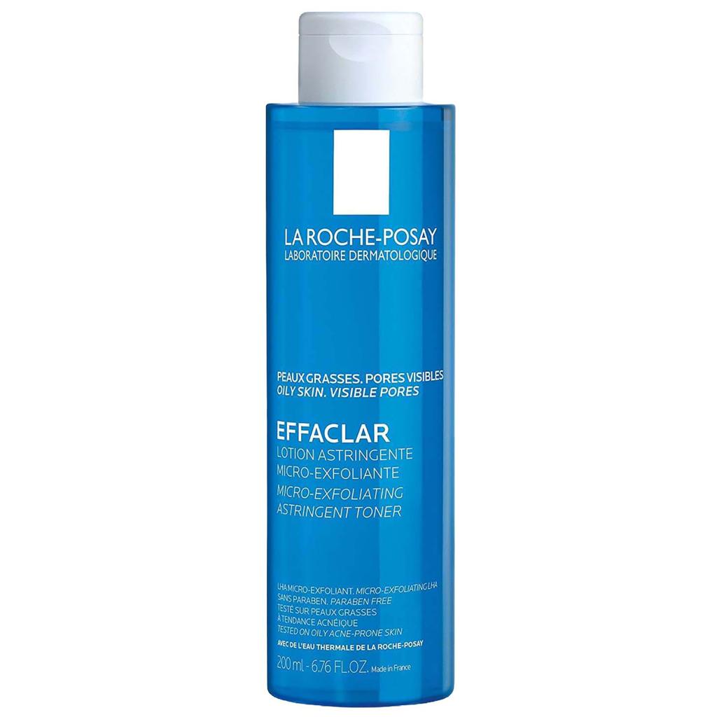La Roche-Posay Effaclar Astringent Micro-Exfoliating Facial Cleansing Lotion for Oily & Acne-Prone Skin, 200ml