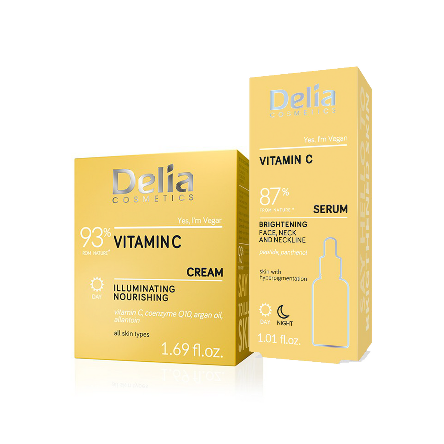 Original Vaitamin C Cream + Serum By Delia