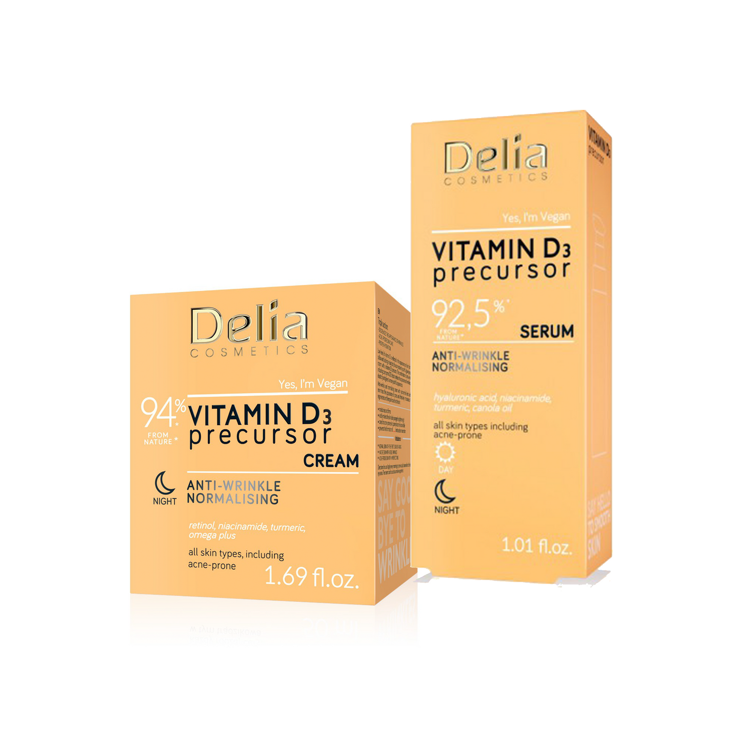 Original Vitamin D3 Night Cream + Serum By Delia