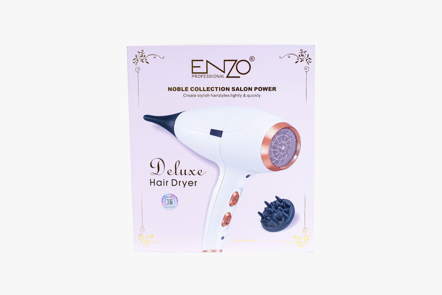 Deluxe Hair Dryer En-6104 By ENZO
