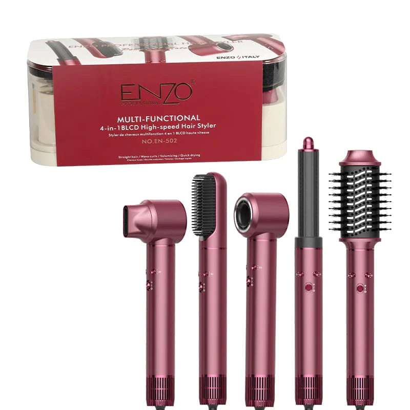 Multi Function Hair Styler 5 in 1 Professional Styling Tool En-502 By ENZO