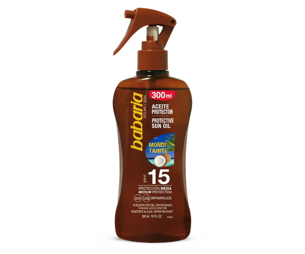 Tahiti Protection Oil Spray SPF15 300ml By Babaria