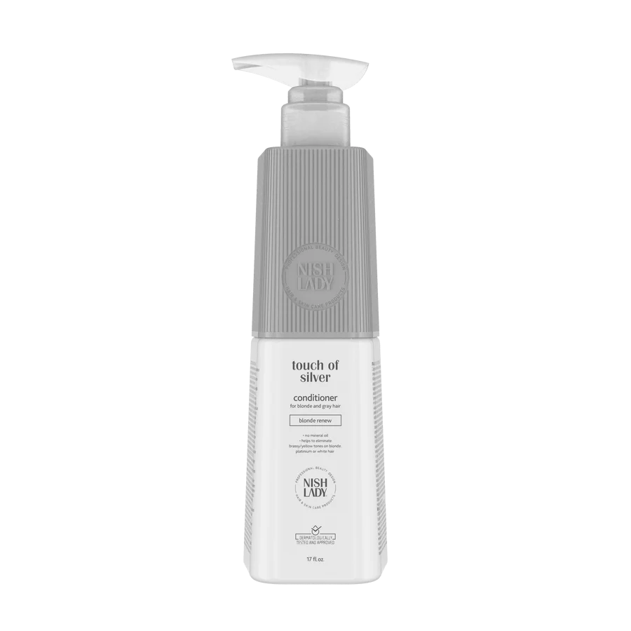 Touch of Silver Bi-phase Conditioner for Blonde and Gray Hair By NISHLADY