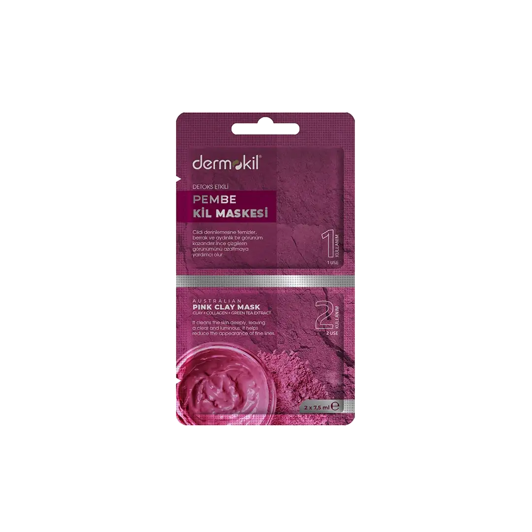 Detoxifying Pink Clay Mask By DERMOKIL