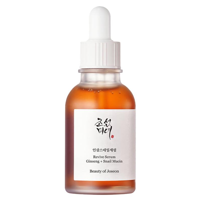 Beauty of Joseon Reviving Facial Serum with Ginseng Extract & Snail Mucin, 30ml
