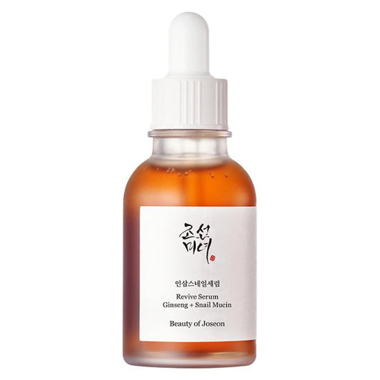 Beauty of Joseon Reviving Facial Serum with Ginseng Extract & Snail Mucin, 30ml