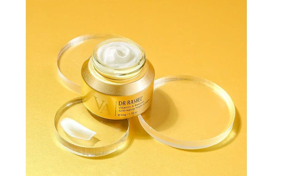 كريم ليلي بفيتامين أي والريتينول المضاد للشيخوخة من Dr Rashel