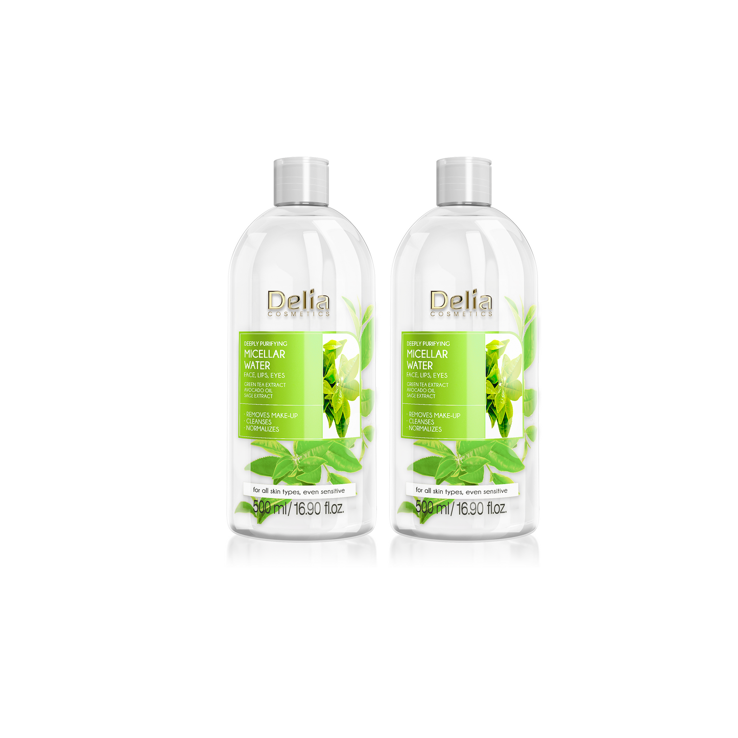 Original Green Tea Micellar Water 2 Pieces By Delia