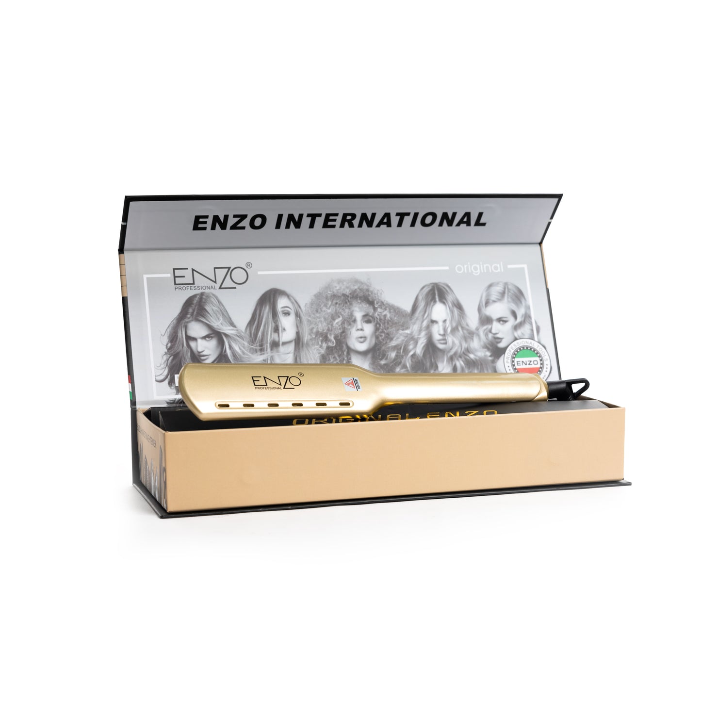 Original Enzo High Temperature Salon Hair Straightener EN-3337