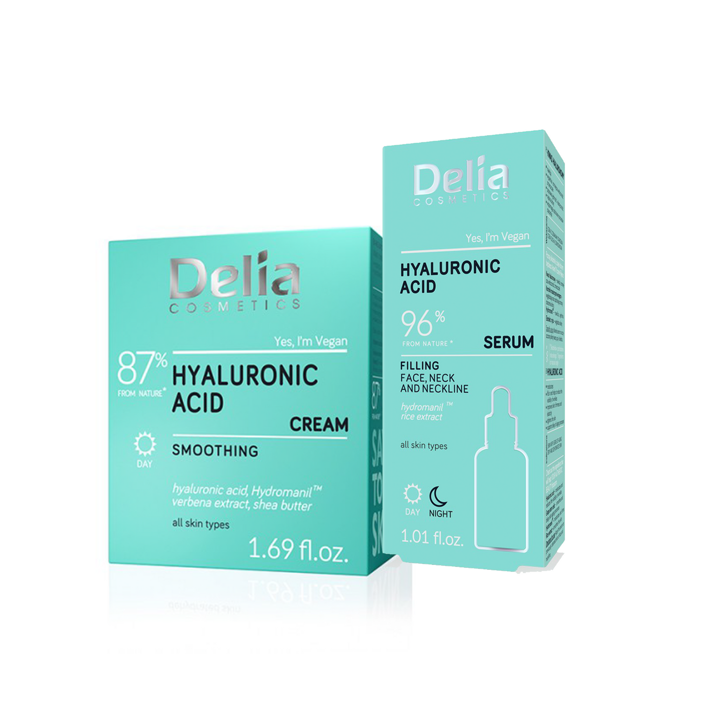 Original Hyaluronic Acid Cream + Serum By Delia