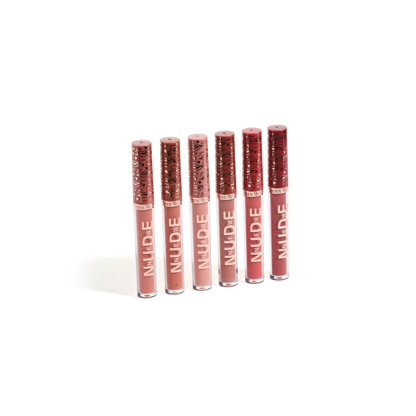 Matte Waterproof Nude Lip Gloss By Qoiden Rose