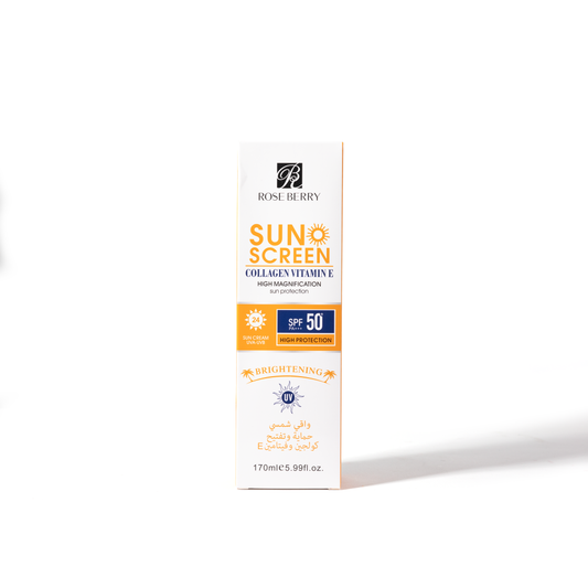 Collagen Vitamin E Brightening Sunscreen (SPF50+) By Rose Berry