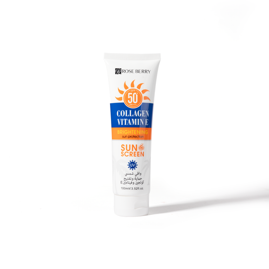 Collagen Vitamin E Brightening Sunscreen (SPF50+) By Rose Berry