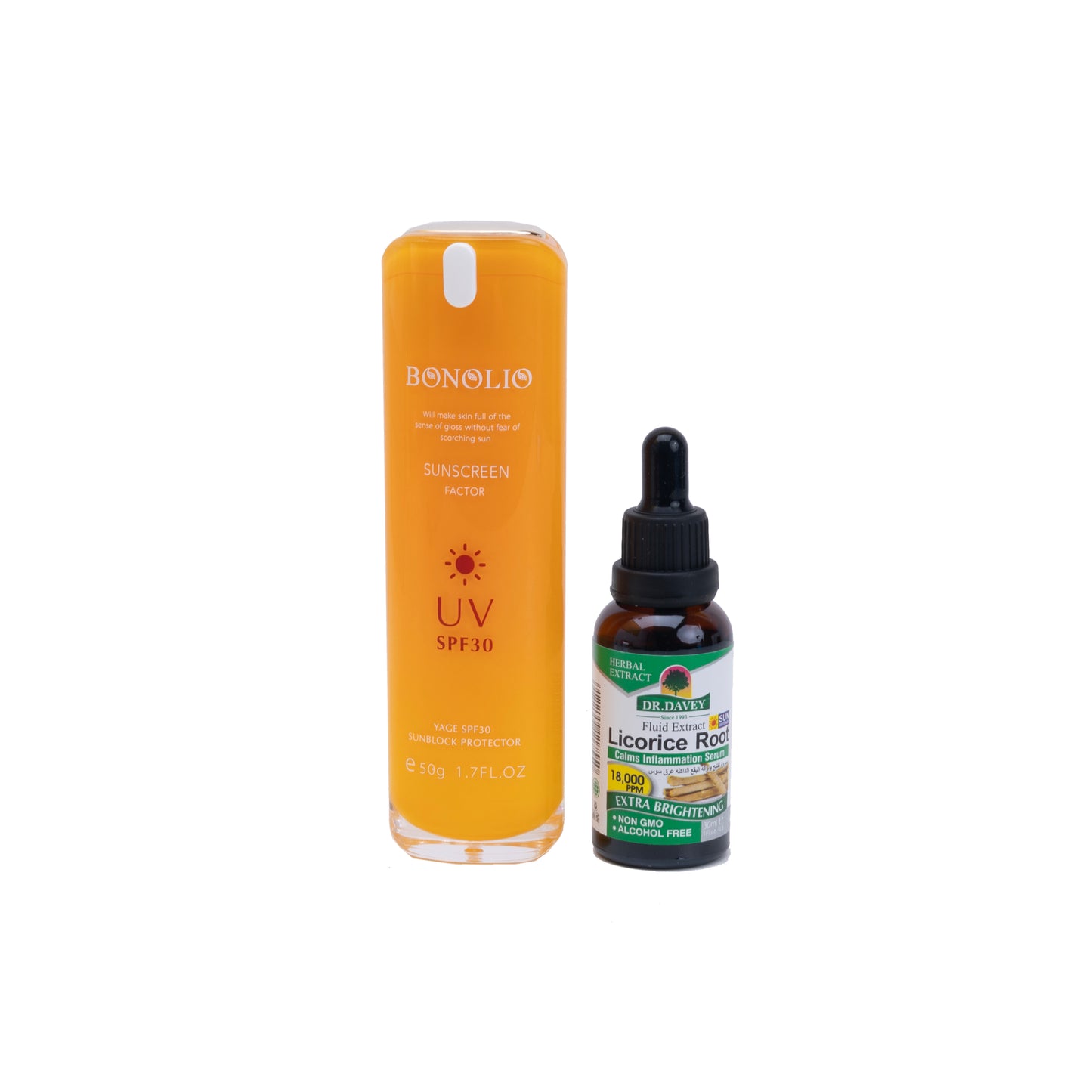 واقي شمس Bonolio+سيروم عرق السوس