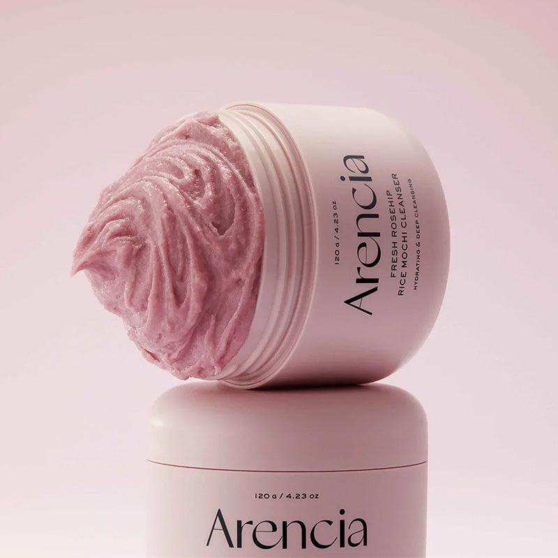 Arencia Fresh Rosehip Rice Mochi Cleanser, 120g