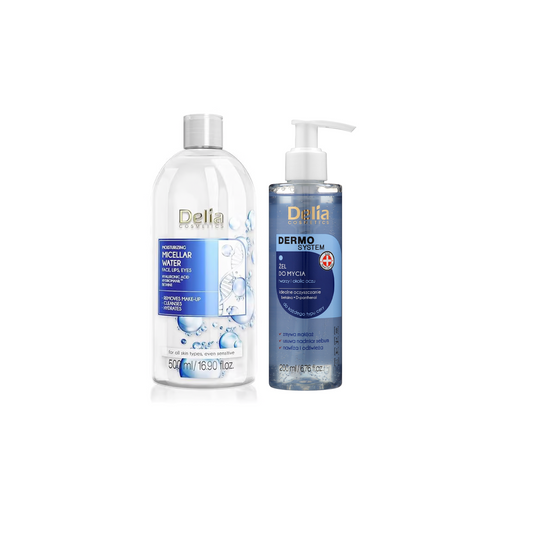 Original Hyaluronic Acid Micellar Water + Gel Wash By Delia