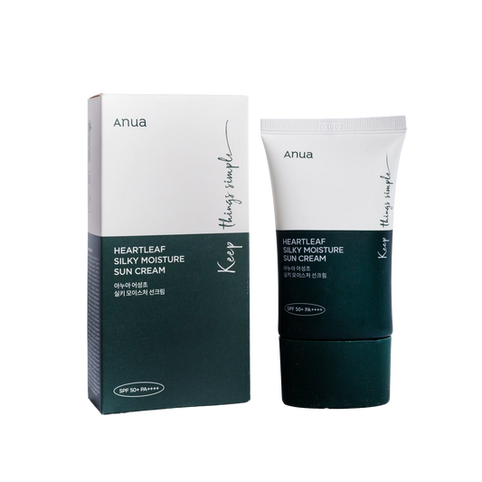 Heartleaf Silky Moisture Sun Cream SPF50+ PA++++ By ANUA