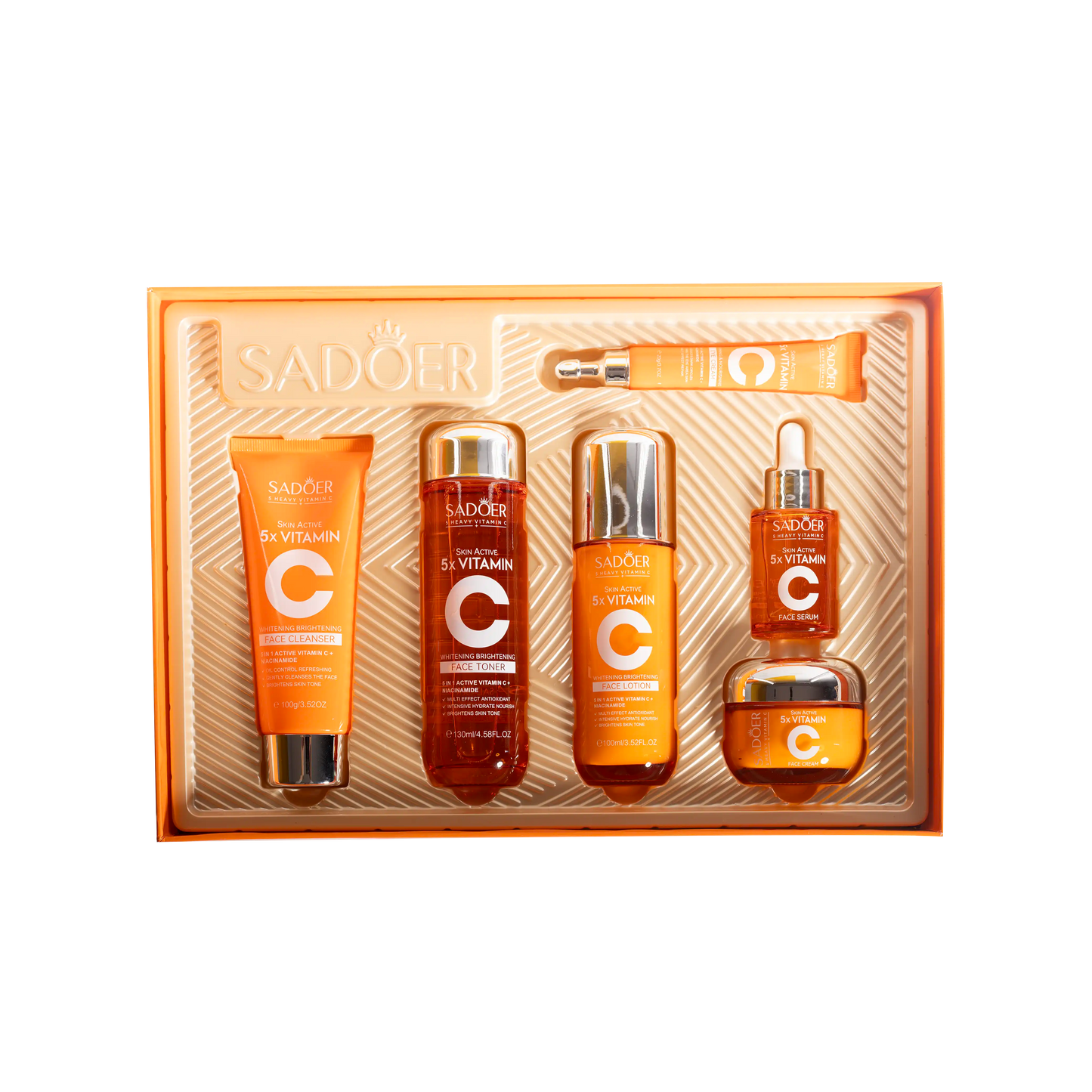 5x Vitamin C Whitening 6 Piece Set By SADOER