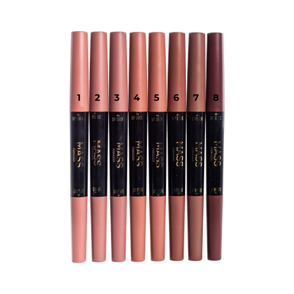 2 in 1 Lipstick & Lip Liner By MASS PRINCESS