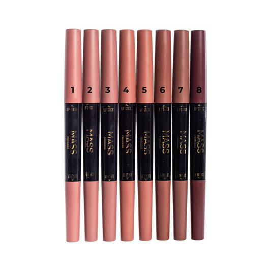 2 in 1 Lipstick & Lip Liner By MASS PRINCESS