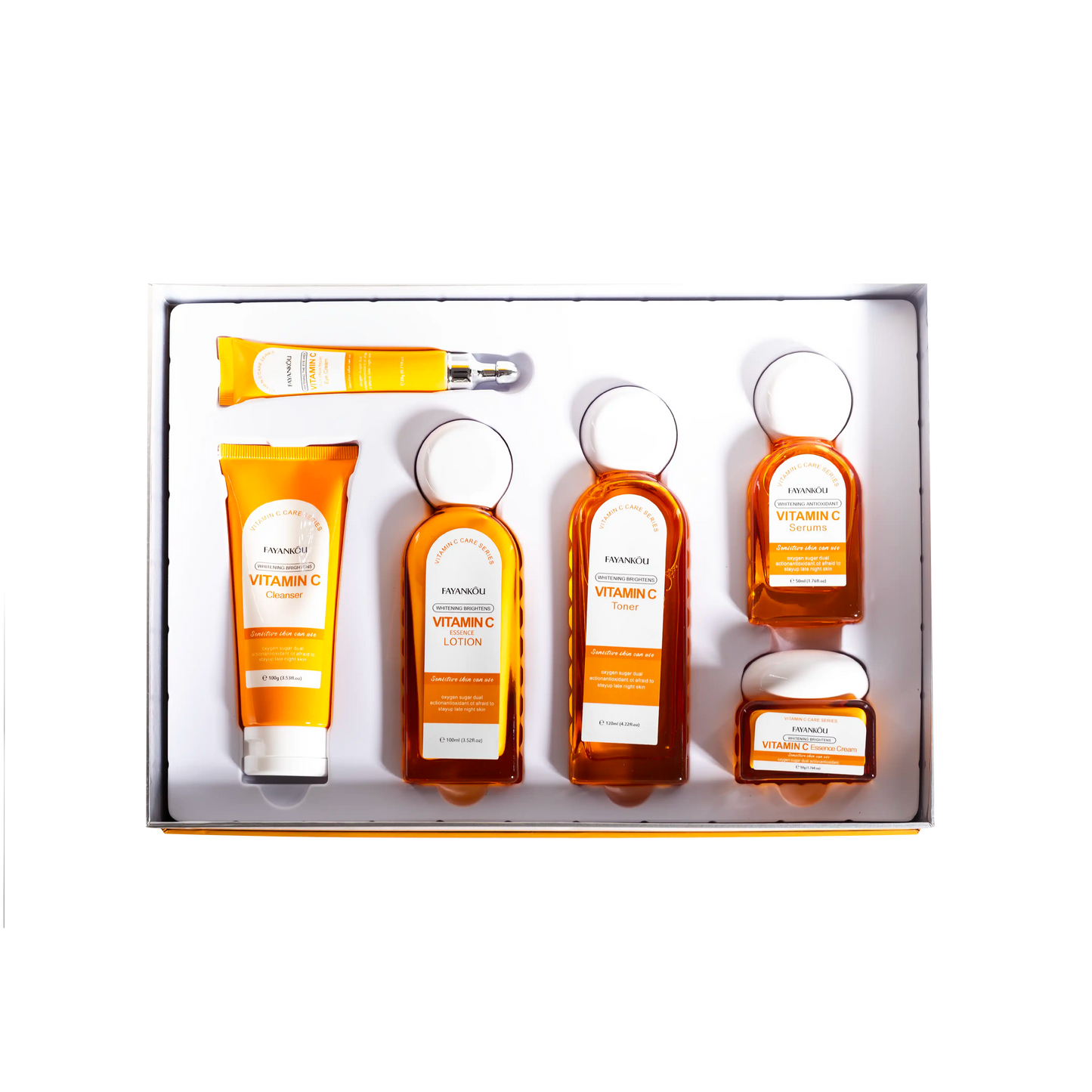 Vitamin C Whitening Brightening 6 Piece Set By FAYANKOU