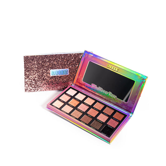 18 Color Windflower Rose Eyeshadow Palette