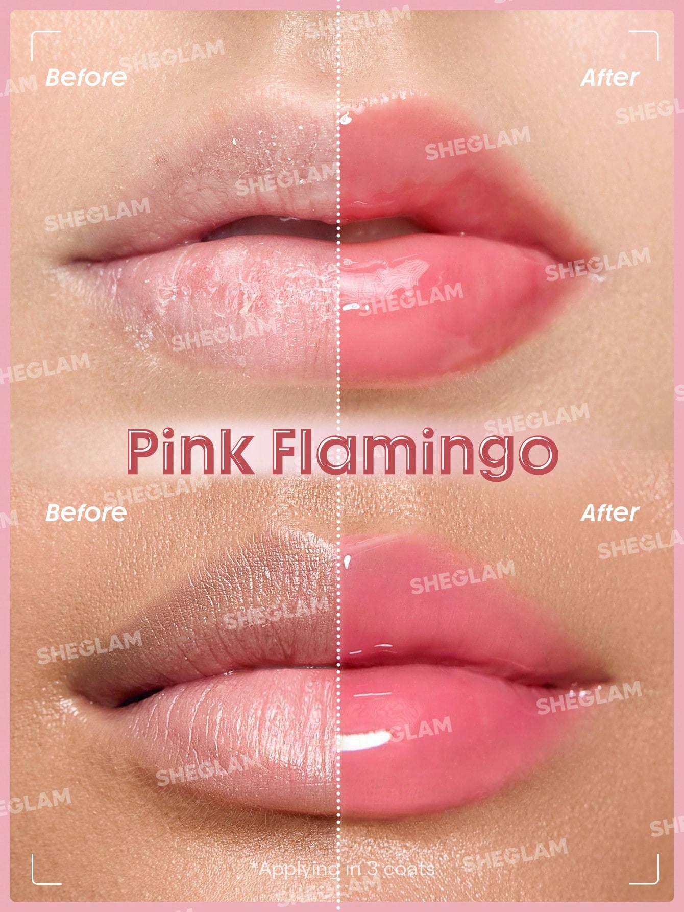 Original Booster Shine Plumping Lip Gloss-Pink Flamingo By Sheglam