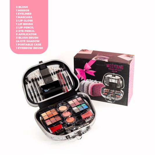 Miss Young Professional Makeup Kit Sets 47 Pieces شنطة مكياج