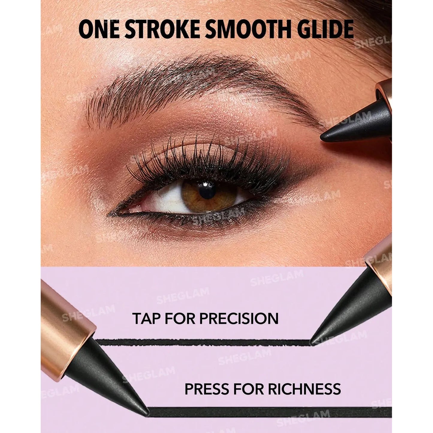 كحلة أصلية Sheglam Ez Glide Matte Eyeliner Pencil-Black