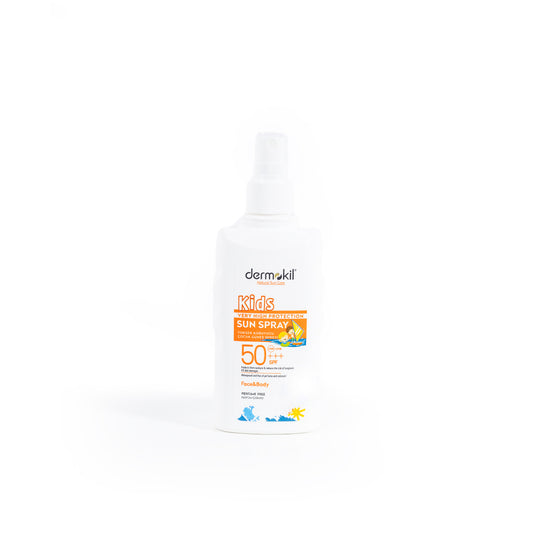 50+++SPF High Protection Childrens Sunscreen Spray 200ml By DERMOKIL