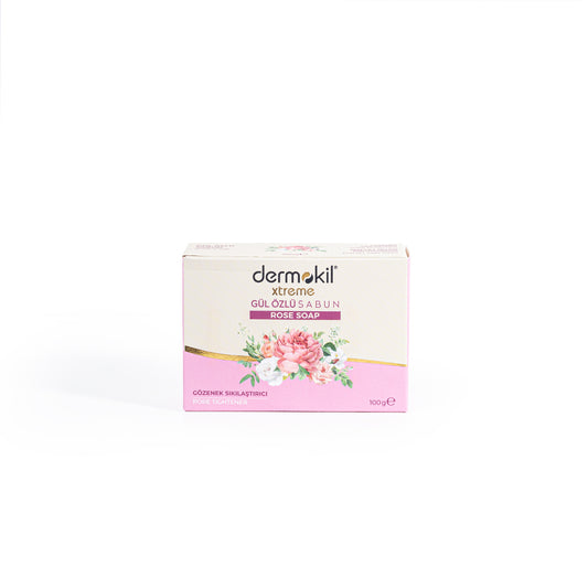 Rose Water Solid Care Soap 100g By DERMOKIL